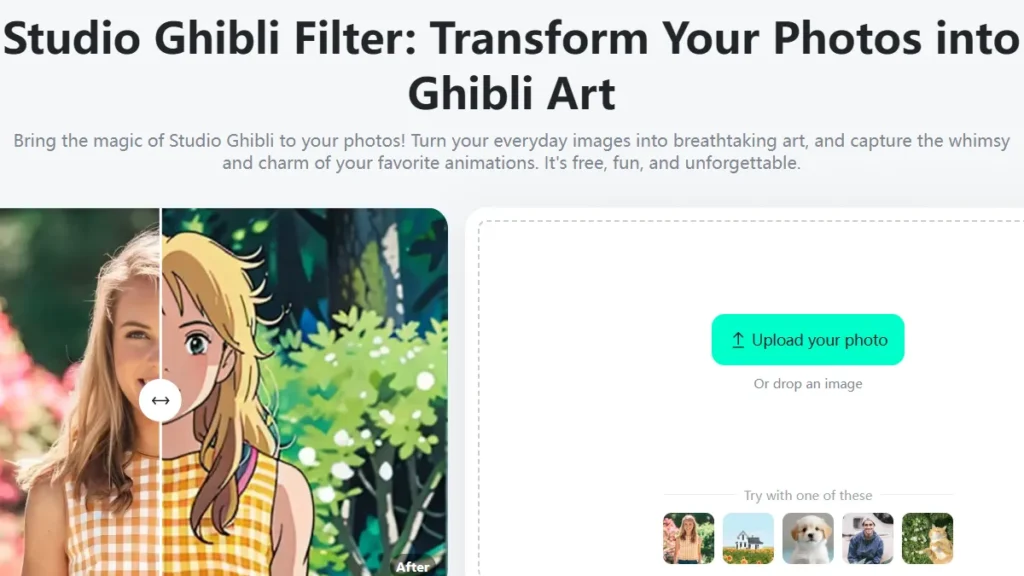 How to Generate Studio Ghibli-Style Images For Free 8 insMind's Studio Ghibli Filter