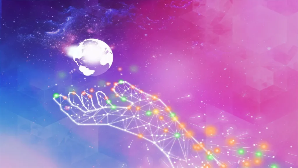 The Hottest Tech Trends of 2025: What’s Shaping Our Future 2 Futuristic AI holograms and VR technology showcasing 2025 tech trends