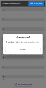 pi security circle contact numbers added