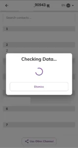refresh the contact list