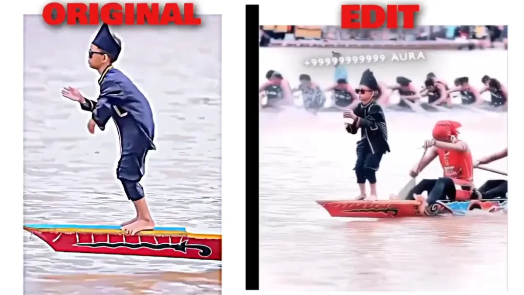 Aura Farming Viral Boat Race Kid Ne Dil Jeet Liya 1 aura farming Boat Race Kid