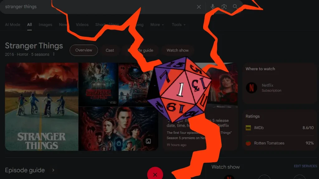 stranger things google animation 1