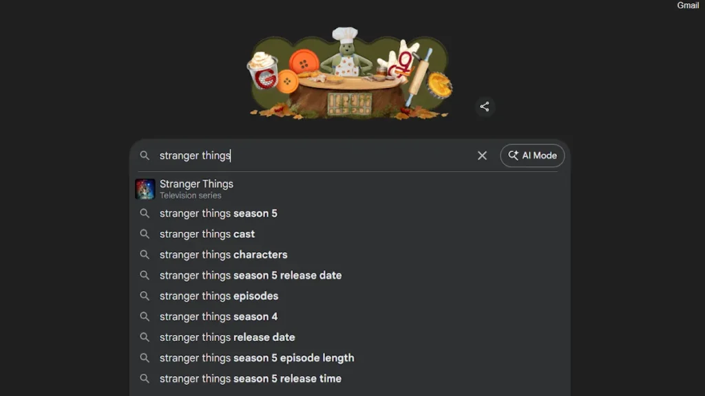 stranger things google animation